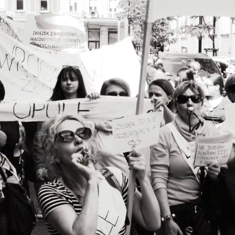 Foto Frauenstreik Polen